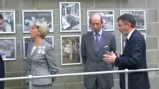 Royal visit at Millers Oils in Brighouse, West Yorkshire