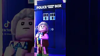 Lego Doctor Who The 6th Doctor with Tardis #drwho  #doctorwho  #lego  #tardis