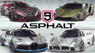 Asphalt 9 Legends - All CARS - 2022 - 4K (Class S,A,B,C,D)