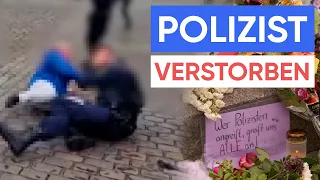 Nach Messerattacke in Mannheim: Polizist stirbt an Verletzungen