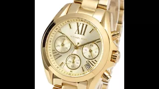 NEW MICHAEL KORS WATCH MK5798 LADIES WATCH BRADSHAW GOLD TONE STAINLESS STEEL MK5798