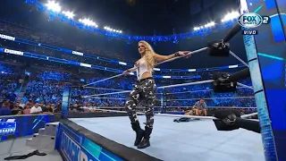 Lacey Evans ataca a Aliyah - WWE SmackDown Español Latino: 22/07/2022