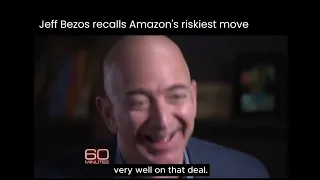 Jeff Bezos recalls Amazon's riskiest move