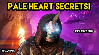 Destiny 2 - NEW PALE HEART SECRETS! Awoken Colony Ship? Cayde's Stand and MORE!