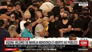 LUISA SONZA, ARTISTAS SERTANEJOS E FAMILIARES CHORAM COM CHEGADA DO CORPO DE MARÍLIA MENDONÇA