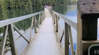 One hour walk trail, at Sasamat lake Port Moody British Columbia CA.