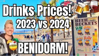 Benidorm - Have drink prices gone up ? Lets find out !