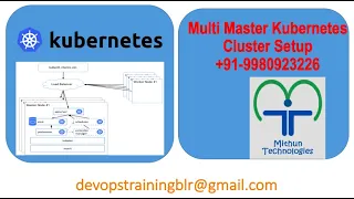 Multi Master K8's Cluster Setup Using Kubeadm(Self Managed) - Mithun Technologies - +91 99809 23226