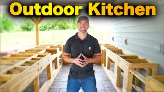 How To Build An Outdoor Kitchen - DIY