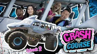 Monster Jam Crash Course | Mounds of Dirt & The Pit Party! | Season 1 Episode 2 | Monster Jam