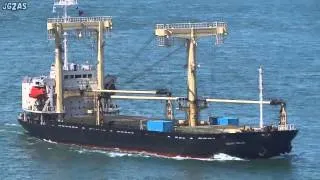 [船] ASIAN BEAM Cargo ship 一般貨物船 Kanmon Strait 関門海峡 2013-JUL