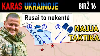 Birž 16: Ukrainiečiai PER 1 VALANDĄ UŽIMA VISĄ MIŠKĄ | Karas Ukrainoje Apžvalga