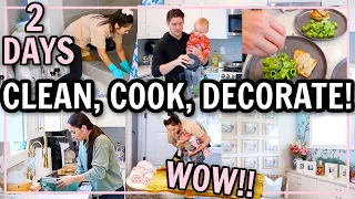 2 days of EXTREME DEEP CLEANING MOTIVATION! ULTIMATE CLEAN COOK DECORATE WITH ME! | Alexandra Beuter