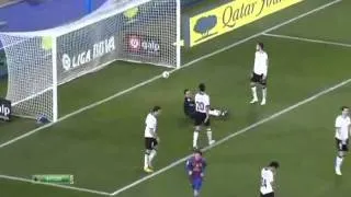 Barcelona Vs Valencia 5-1 All Highlights And Goals 2-19-2012 -