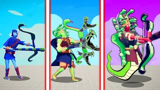EVOLUTION OF ULTIMATE SNAKE ARCHER | TABS - Totally Accurate Battle Simulator