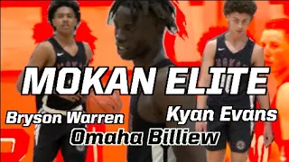 Omaha Biliew and Bryson Warren are a PROBLEM | 16U EYBL Mokan Elite vs  Howard Pulley