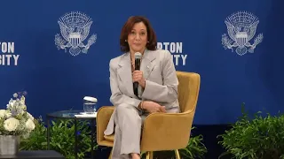 Vice President Kamala Harris at Hampton U for "Fighter For Our Freedoms"  college tour