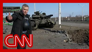 See aftermath of battle over key bridge in Ukraine