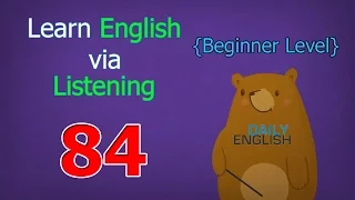 Learn English via Listening Beginner Level | Lesson 84 | The Pet Store