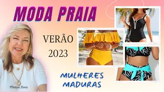 MODA PRAIA VERÃO 2023-  MODA MULHERES MADURAS