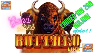FULL VIDEO - Landed my 2nd Major playing Buffalo Link!! #buffalolink #bonus #lasvegas #casino