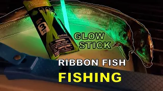 Glow Stick Ribbon Fish Fishing (Best Bait in the WORLD)! - (2nd Ave. Pier - Myrtle Beach, SC)