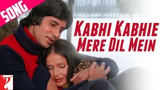 Kabhi Kabhie Mere Dil Mein (Male) | Kabhi Kabhie | Amitabh, Rakhee, Mukesh | Khayyam Hindi Old Song