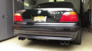 2000 BMW Dinan 740i Sport Cold Start Exhaust Sound (Muffler Delete)