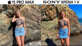 iPhone 15 Pro Max vs Sony Xperia 1 V Camera Test