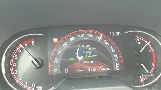 Toyota RAV4 2.0 2022 CVT 175 hp acceleration 0-180 kmh / 0-115 mph and top speed. No Hybrid!