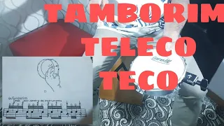 COMO TOCAR TAMBORIM#RITIMO TELECO TECO#SAMBA#COM PARTITURA#