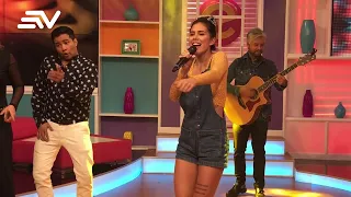 En Contacto 2018 - Greeicy canta: "Amantes" | Ecuavisa