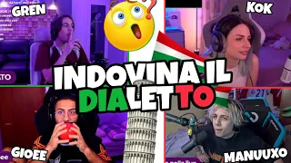 INDOVINA IL DIALETTO *con i freri*!!🇮🇹🎪 con KOK, GIOEE e MANUUXO