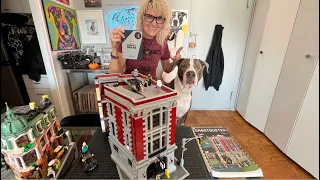 NYC LIVE LEGO Ghostbusters Firehouse Lighting Installation Part 2 w/Light My Bricks Kit