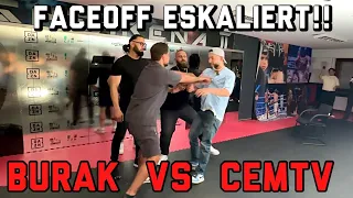 FACEOFF VLOG mit BABA ESKALIERT😤BOXKAMPF CEMTV vs BURAK💥🥊 (ShishaStation)