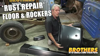 Chevy & GMC Truck Rust Repair/Metal Work - Floor, Kick Panel & Rocker Panel, Inner & Outer