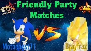 Party Matches #1: VS Brayfraz! - Sonic Forces: Speed Battle