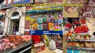 SHOPPING AT ONE OF THE BIGGEST AFRICAN STORE IN MANCHESTER, UK /  £150 WORTH OF MEAT / FOOD HAUL