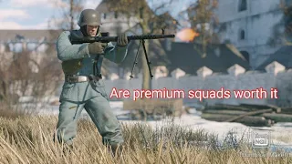 Are premium squads worth it (Enlisted)