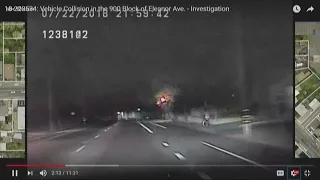 Dash-cam video shows police SUV hitting teen
