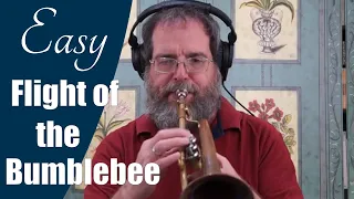 Flight of the Bumblebee - Easy Trumpet Solo with Piano Accompaniment