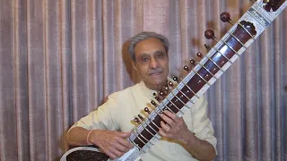 Sitar Raag Kirwani - Aroh Avroh and Pakad - Sharda Music (www.sharda.org)