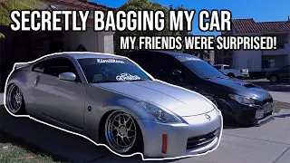 SECRETLY BAGGING MY 350Z AND SURPRISING MY FRIENDS!