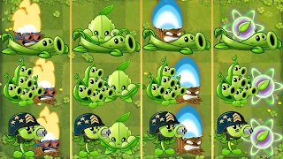 PvZ 2 Gameplay - Pea Vine & Pea Pod & Mega Gatling Pea Evolution & Fusion - Plant vs Plant