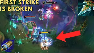 First Strike Yorick is Broken