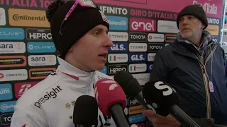 Tadej Pogačar - Interview at the finish - Stage 10 - Giro d'Italia 2024