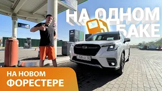 НОВЫЙ SUBARU FORESTER 2.5 НА ОДНОМ БАКЕ 930.5 КМ / АЛМАТЫ-ТАРАЗ-АЛМАТЫ