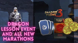 Shadow Fight 3 Dragon Lesson Event Complete Walkthrough || All New Marathons ||