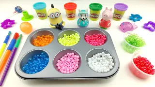 Satisfying Video DIY How to make Rainbow Slime Candy PAW Patrol Peppa Minion Fruits Cutting ASMR #9