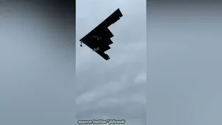 Spirit of Ohio B2 Stealth Bomber Arriving at Fairford (FFD)